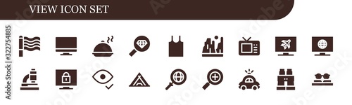 view icon set