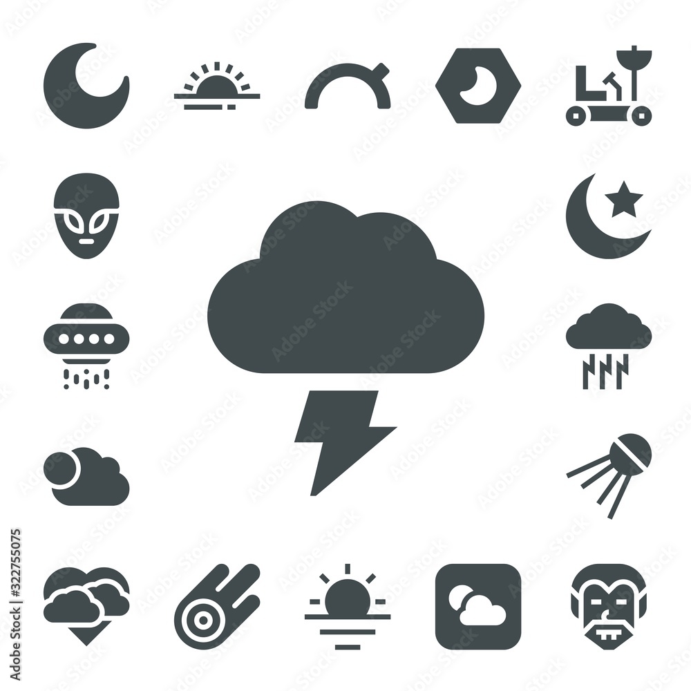 moon icon set moon icon set