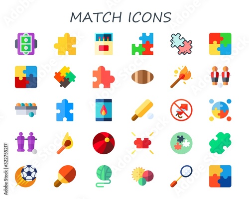 match icon set