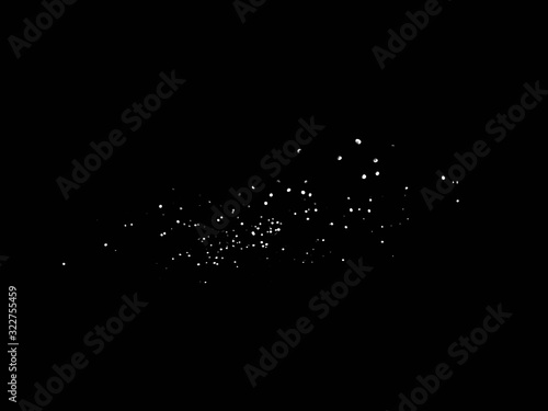 white glitter bokeh lighting texture Blurred abstract background.Background of bright glow bokeh.
