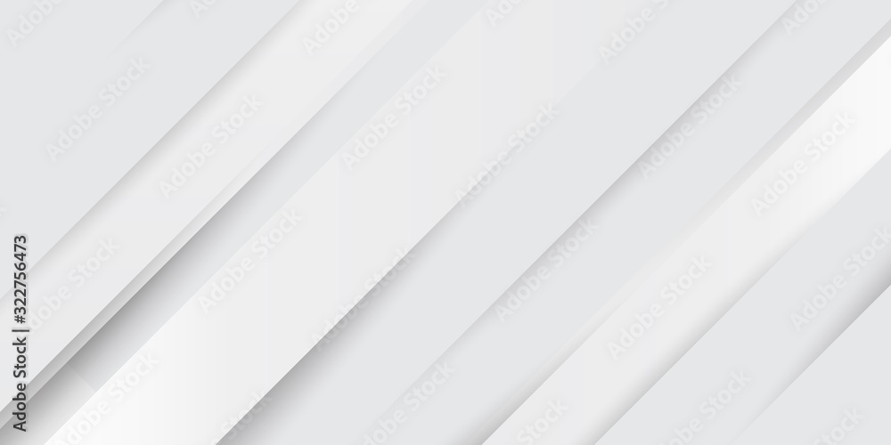 Fototapeta premium White Grey Line Cut Paper Abstract Background. layer element vector for presentation design. Suit for business, corporate, institution, party, festive, seminar, and talks.