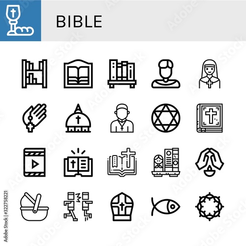bible icon set
