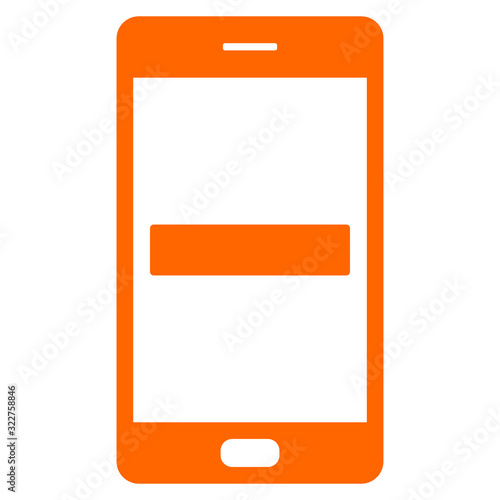 Minus und Smartphone