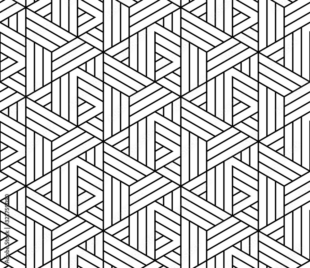 Abstract geometric pattern. A seamless vector background. White and black ornament. Graphic modern pattern. Simple lattice graphic design Abstract geometric pattern. A seamless vector background. White and black ornament. Graphic modern pattern. Simple lattice graphic design