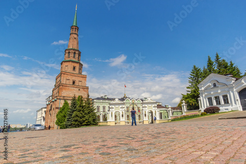 Syuyumbike tower in the Kazan Kremli photo