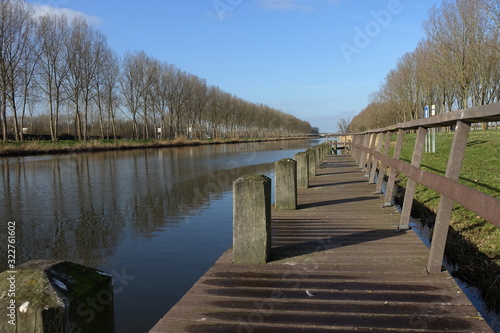 Canal with jetty © Andre