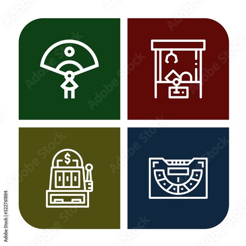 win simple icons set