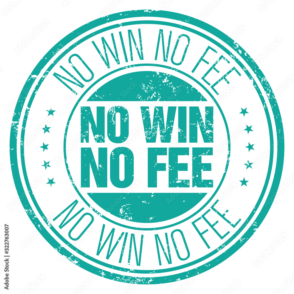 No Win No Fee. Vector Rubber Stamp. No Win No Fee. Vector Rubber Stamp.