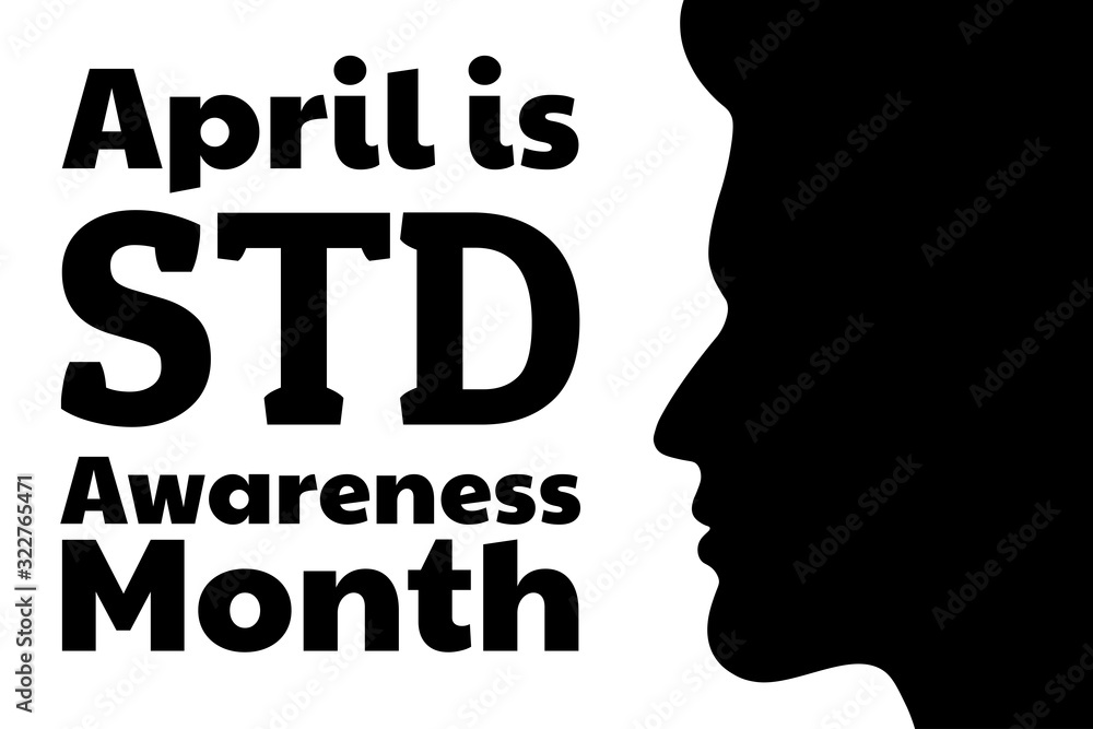 April is STD Awareness Month concept. Sexually Transmitted Diseases. Template for background, banner, card, poster with text inscription. Vector EPS10 illustration. April is STD Awareness Month concept. Sexually Transmitted Diseases. Template for background, banner, card, poster with text inscription. Vector EPS10 illustration.