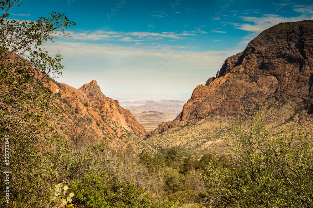 Fototapeta premium Big Bend National Park, USA, at the windiow