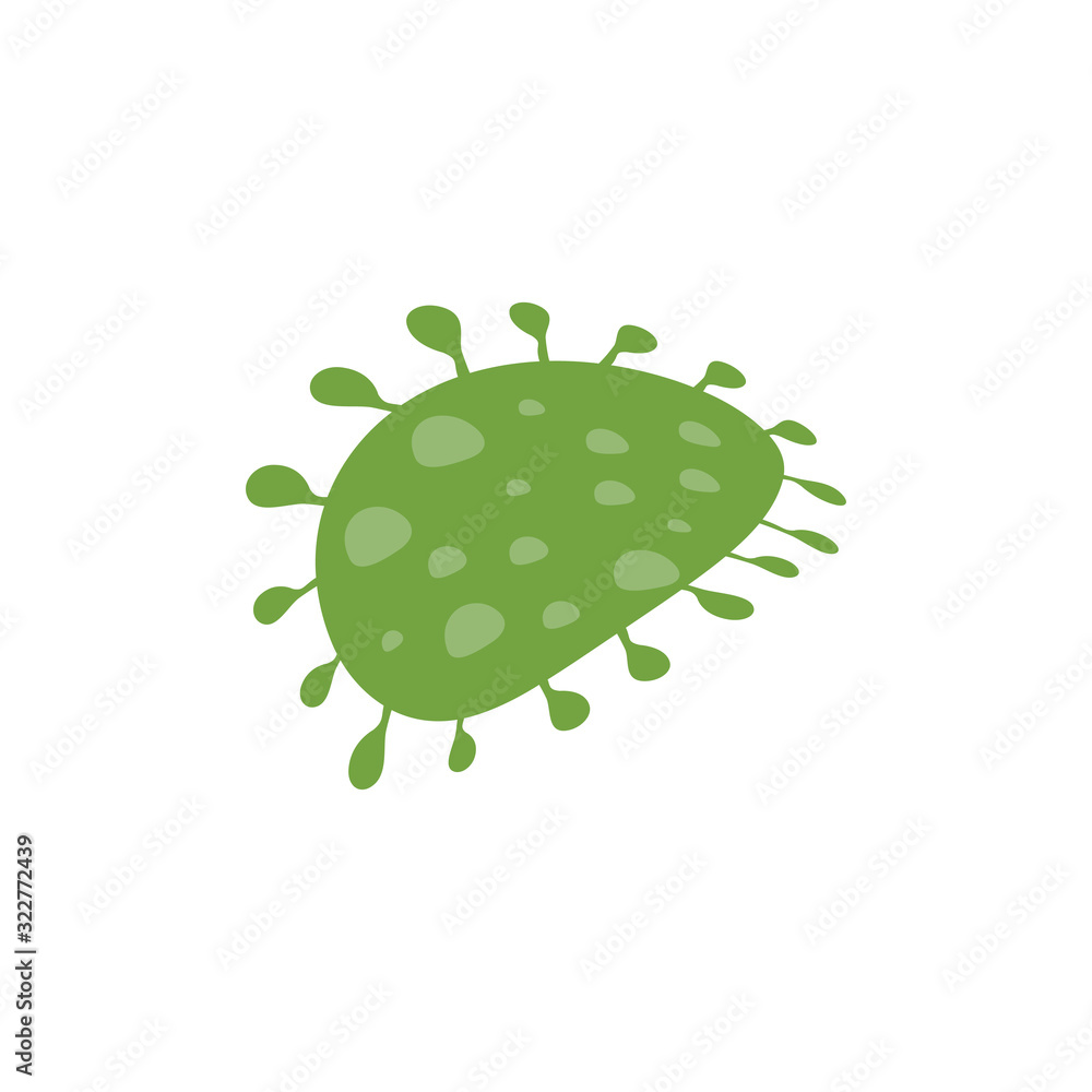 Germ virus icon design template vector isolated Germ virus icon design template vector isolated
