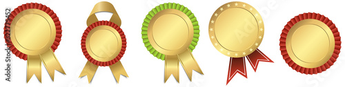 medal gold template set