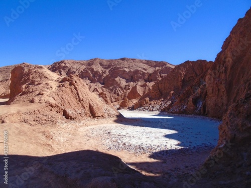 Dry and remote landscape in Atacama