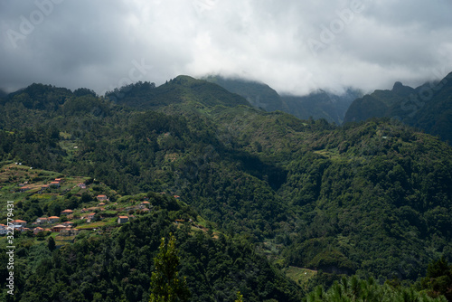 view of mountains photo wallpaper