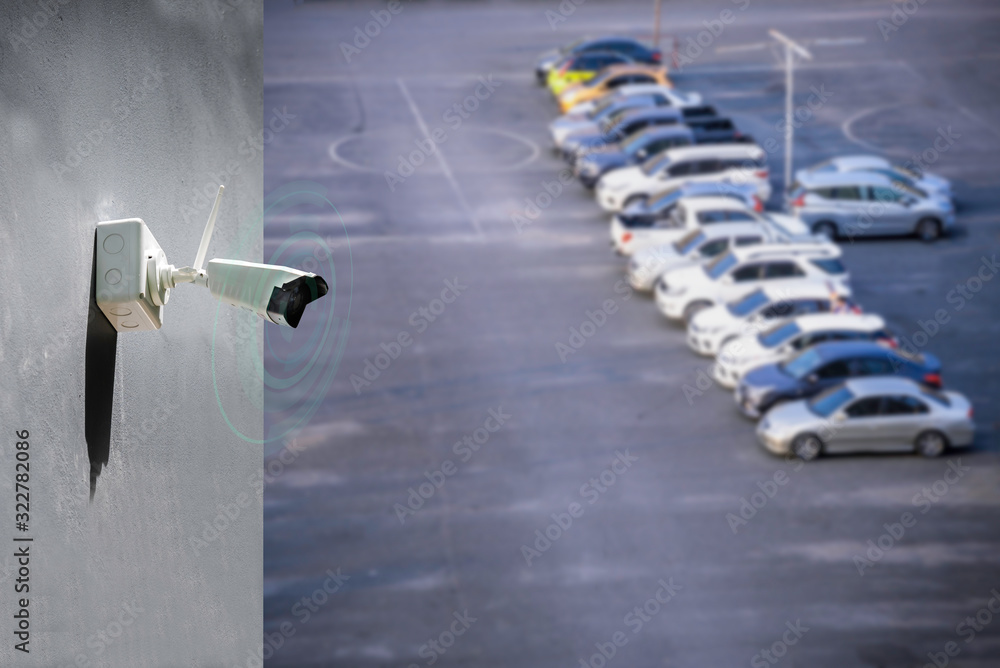 Wireless parking online lot cameras