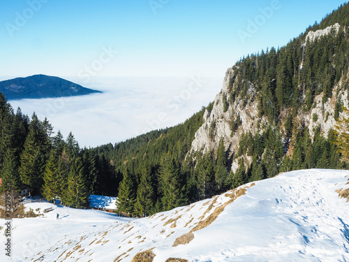 Winterwandern in Bayern - Wolkenmeer photo