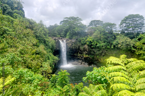 Rainbow  Falls  located in Hilo, Hawaii. photo