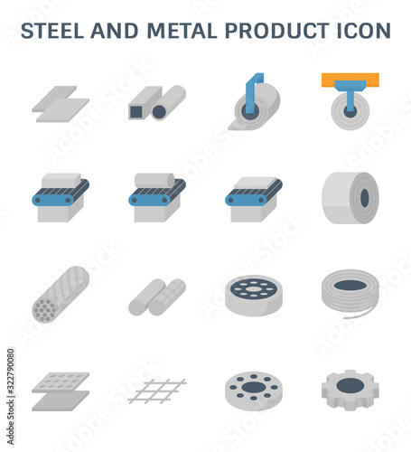 steel metal icon