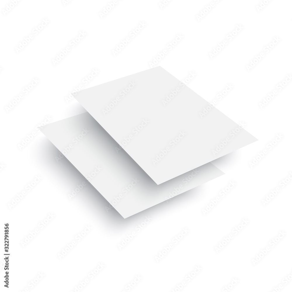 Business card mockup template. Vector Business card mockup template. Vector