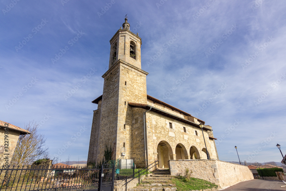 The church of Elburgo in Alava (Basque Country)