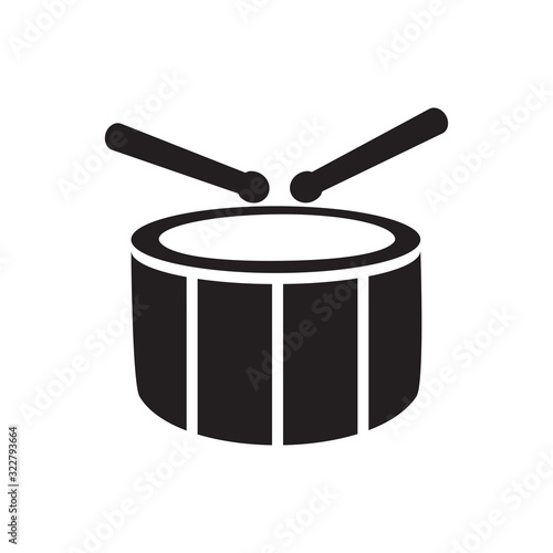 DRUM icon design, flat style icon collection