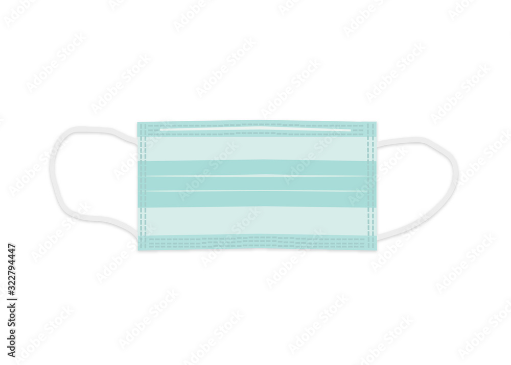 Medical mask isolated on a white background. The concept of the coronavirus quarantine. Medical mask isolated on a white background. The concept of the coronavirus quarantine.