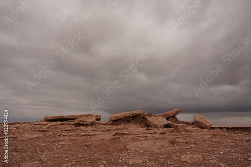 Paisaje árido de desierto