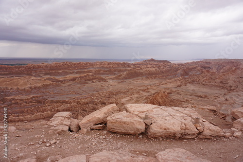 Paisaje árido de desierto