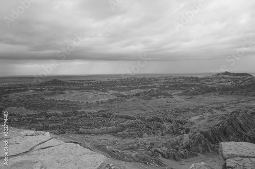 Desierto en blanco y negro