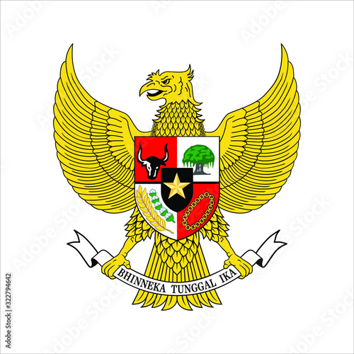Garuda Pancasila Indonesia National Emblem 