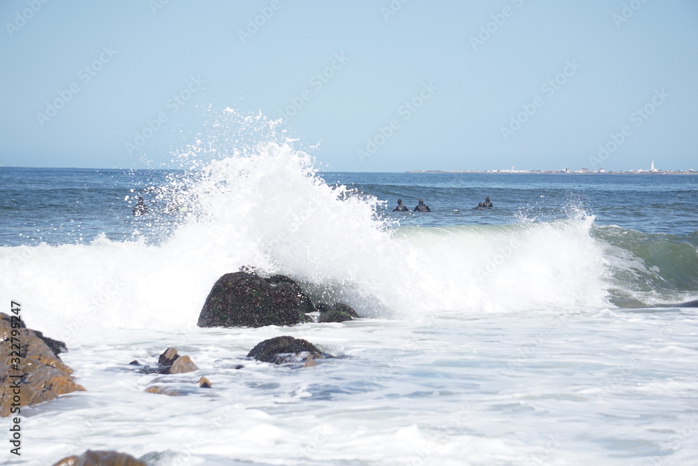 Fototapeta premium Olas en la playa