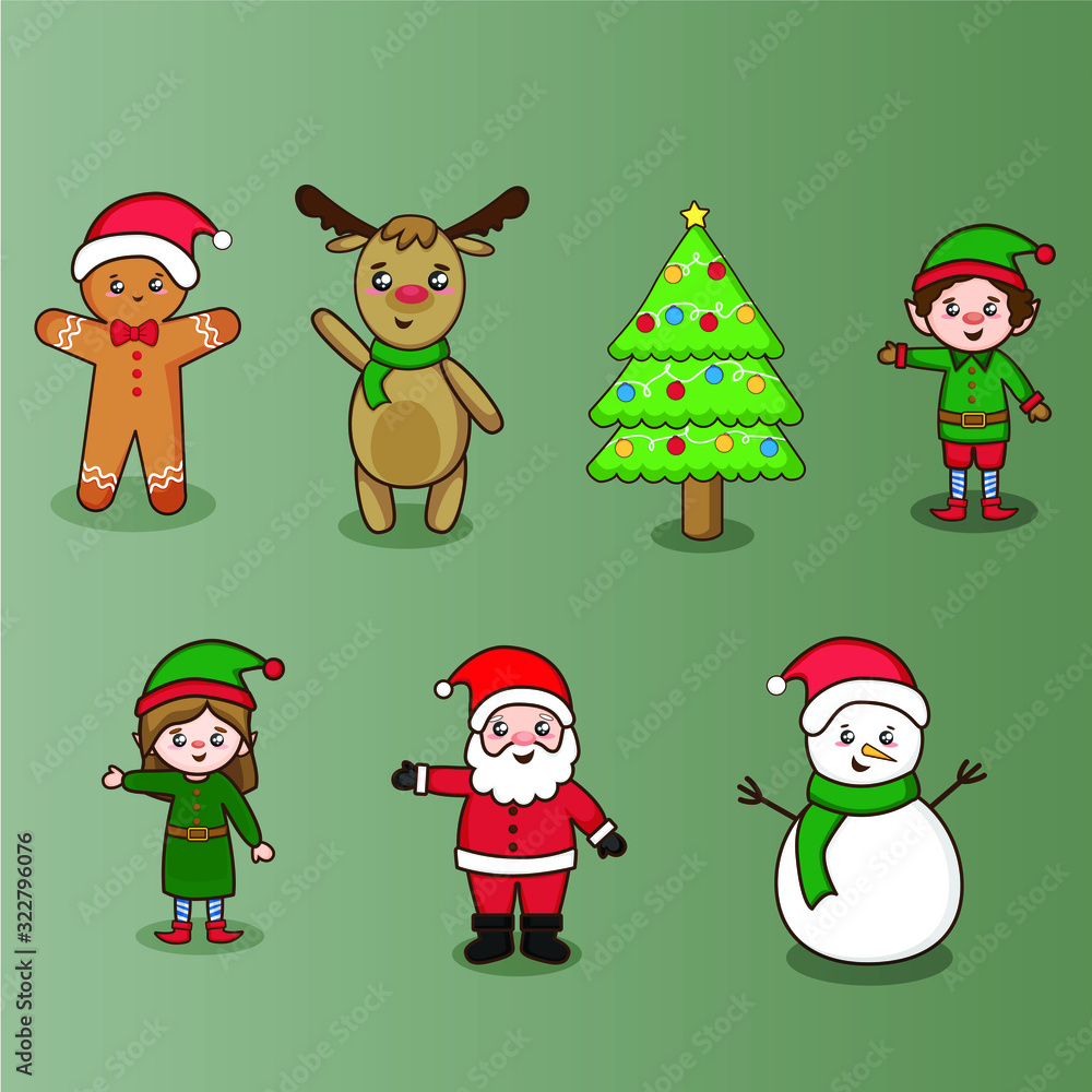 Hand drawn card, banner with cute animals in Santa Claus hats, sparklers, tree, gifts, ornaments, text Merry Christmas. Vector illustration. Scandinavian style flat design. Concept kids print, invite. Hand drawn card, banner with cute animals in Santa Claus hats, sparklers, tree, gifts, ornaments, text Merry Christmas. Vector illustration. Scandinavian style flat design. Concept kids print, invite.
