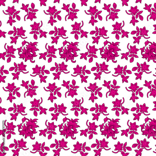 seamless pattern with flowers