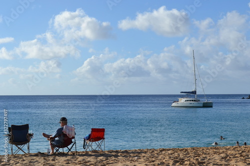 boat on the sea