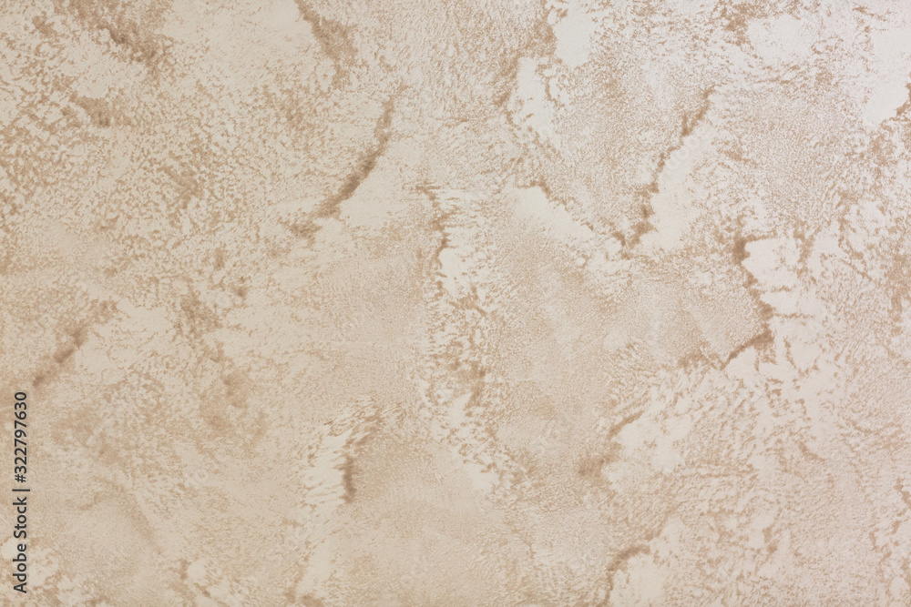 Texture of beige decorative plaster. Abstract backdrop for design. Art stylized banner with copy space for text. Wallpaper and background Texture of beige decorative plaster. Abstract backdrop for design. Art stylized banner with copy space for text. Wallpaper and background