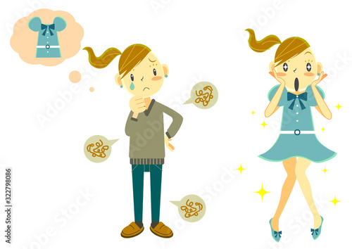 女の子　全身脱毛　before/after