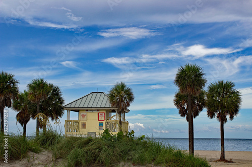 Lifeguard House at Key Biscayne Florida