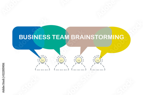 business team brainstorming