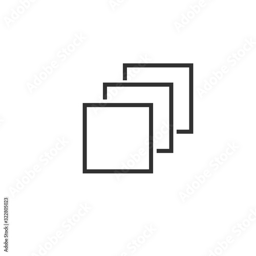 Add new tab, slide, page, window icon for apps and websites. Stock Vector illustration isolated on white background.