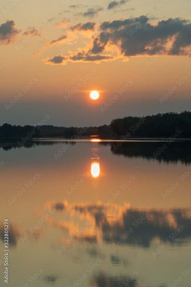 Fototapeta premium Siberia in summer. Omsk region.