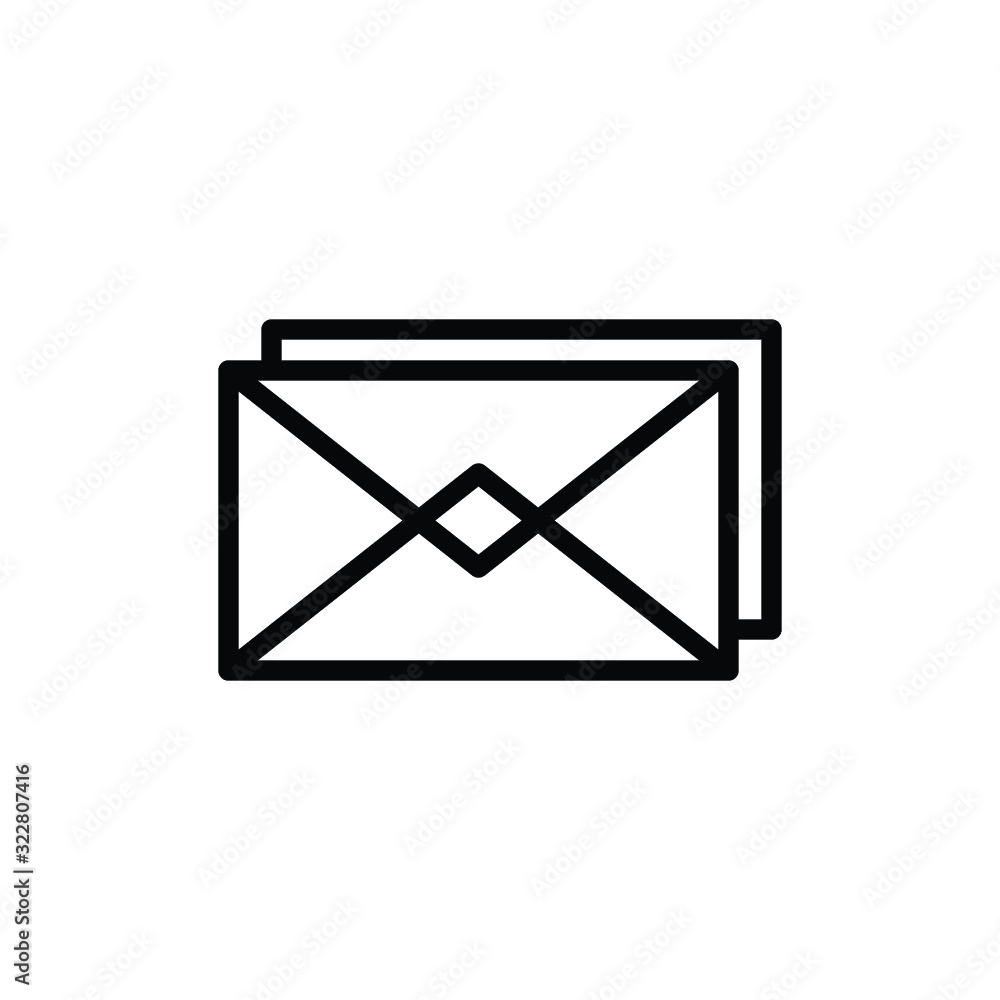 envelope icon vector design template envelope icon vector design template