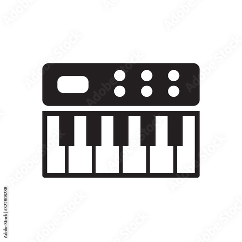 PIANO icon design, flat style icon collection