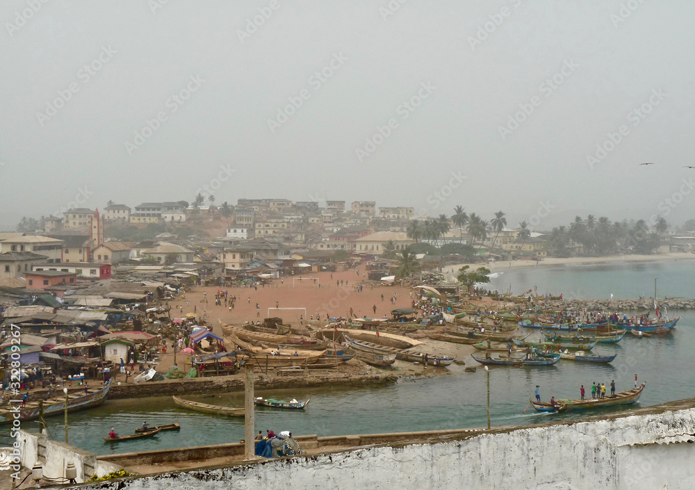 Cape Coast Castle Slave Fort Accra in Ghana - ACC