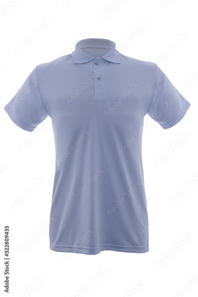 Mockup of a template of a man's t-shirt on a white background Mockup of a template of a man's t-shirt on a white background