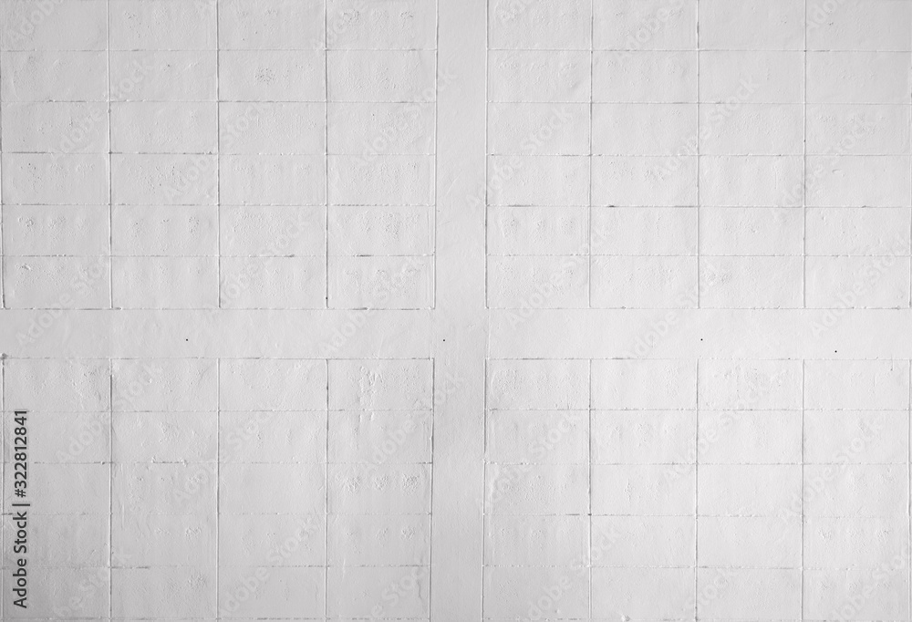 white background wall is used for design work.