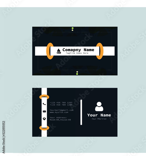 Modern professional business card
