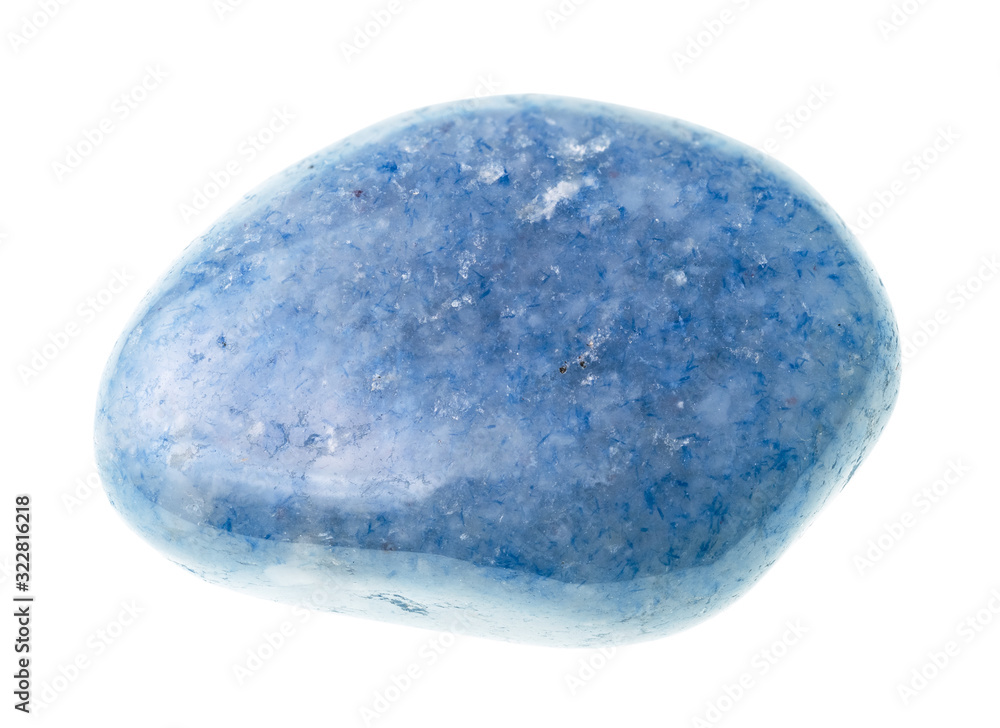 polished blue aventurine gemstone cutout on white polished blue aventurine gemstone cutout on white