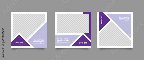 Set of Modern trendy covers idea. Editable simple info banner shop. Slides for app, web design digital style for social media pack. Square handpicked beauty posts, brochure layout design. pr promo