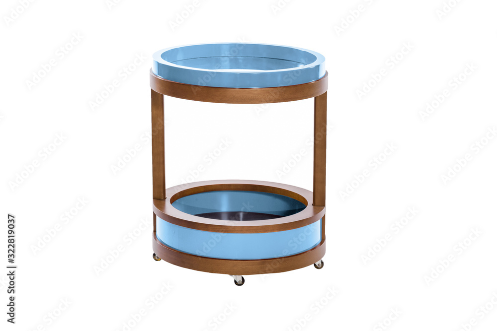 Living room furniture stand isolated