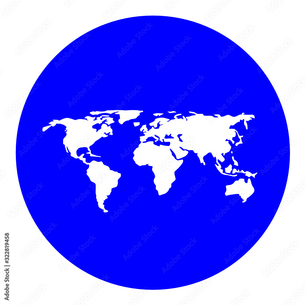 Logo Carte du monde 
